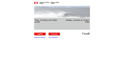 Desktop Screenshot of marees-tides.gc.ca