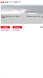 Mobile Screenshot of marees-tides.gc.ca